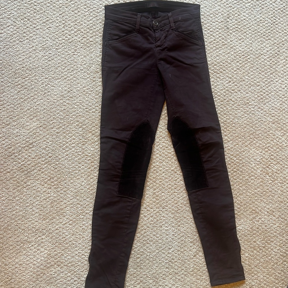 J brand Japanese twill in purple.